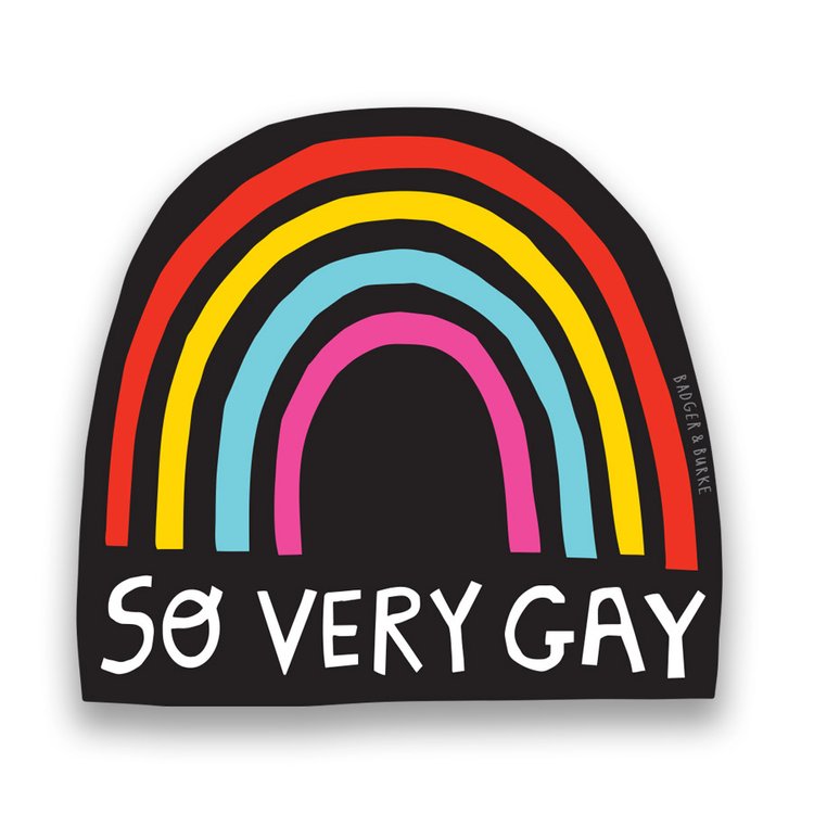 So Very Gay Sticker