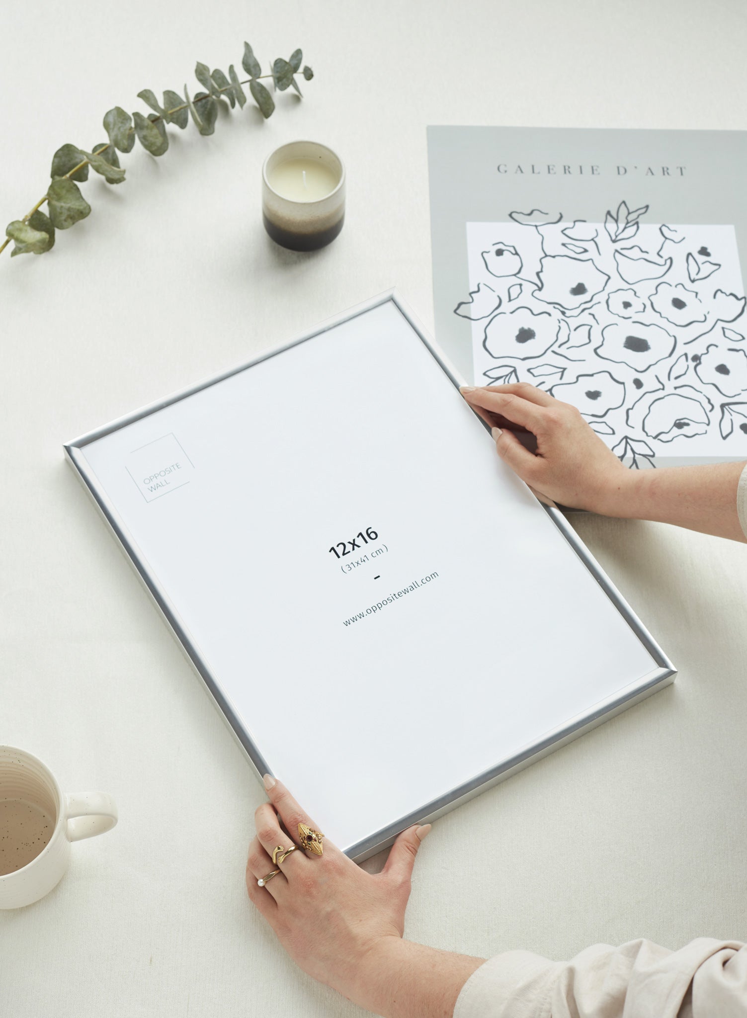 Silver Metal Frame (2 Pack), 8x10 in | 20x25 cm