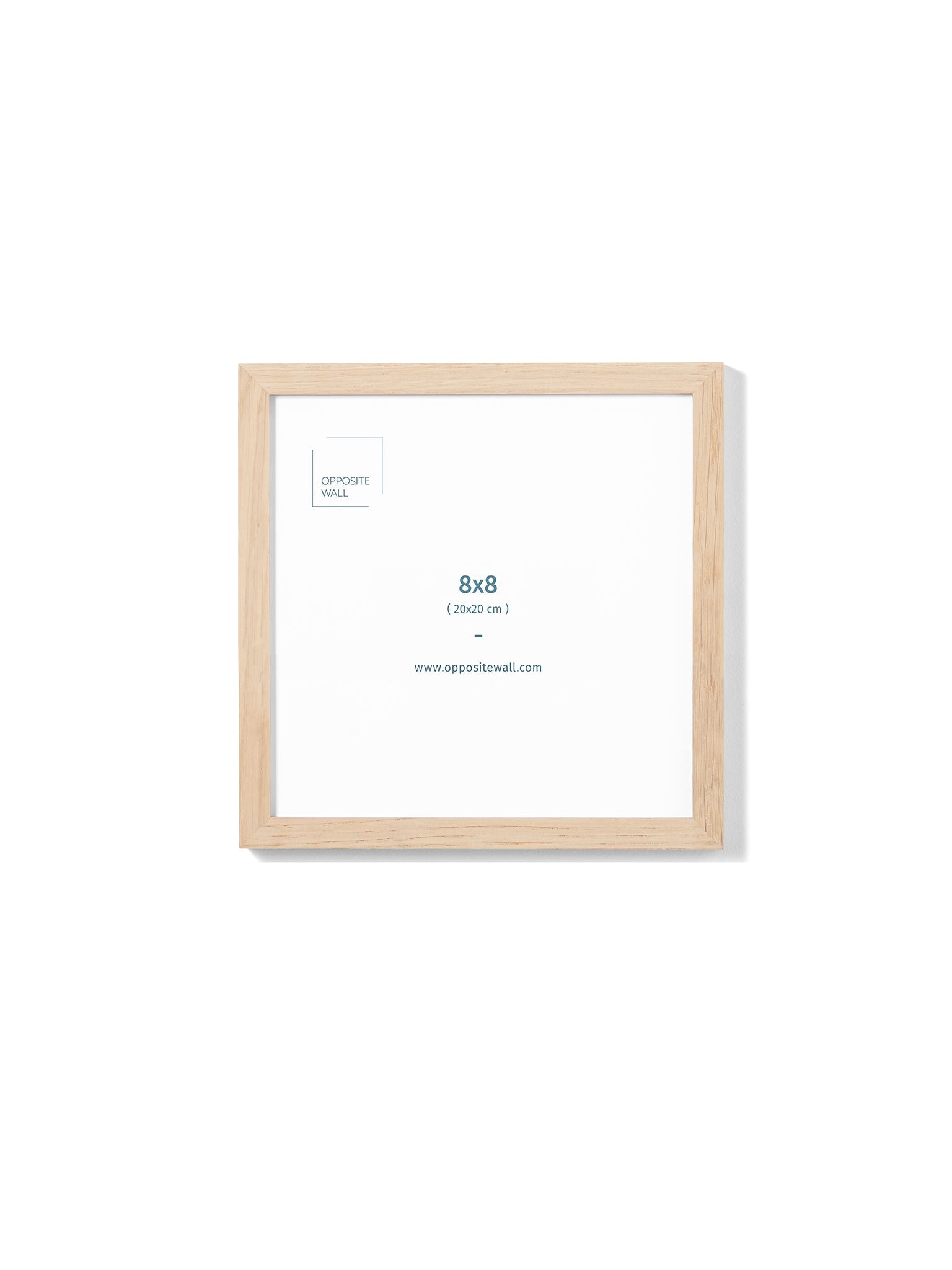 Solid Oak Frame, 8x8 in | 20x20 cm
