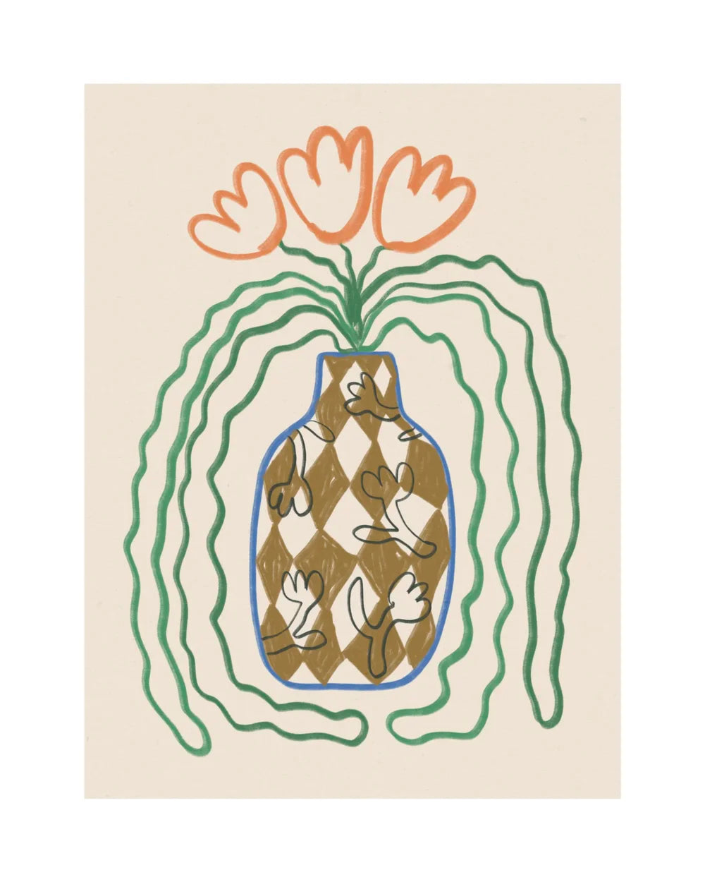 Tiny Bunch Art Print | Jae Polgar