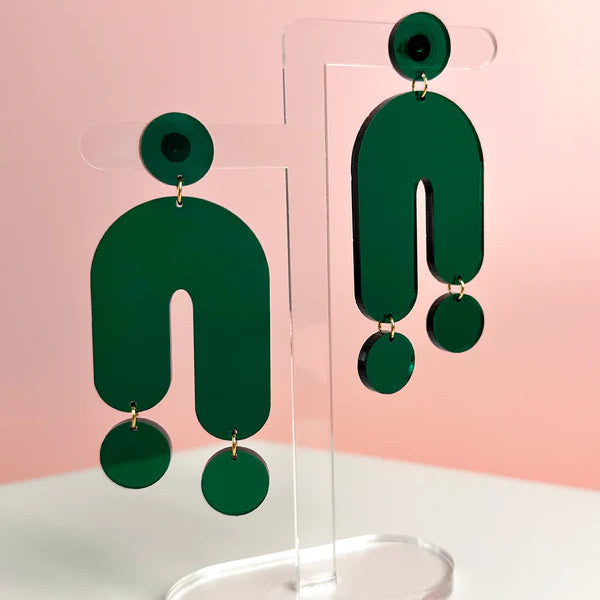 Trip Earrings - Green | Combinist Goods