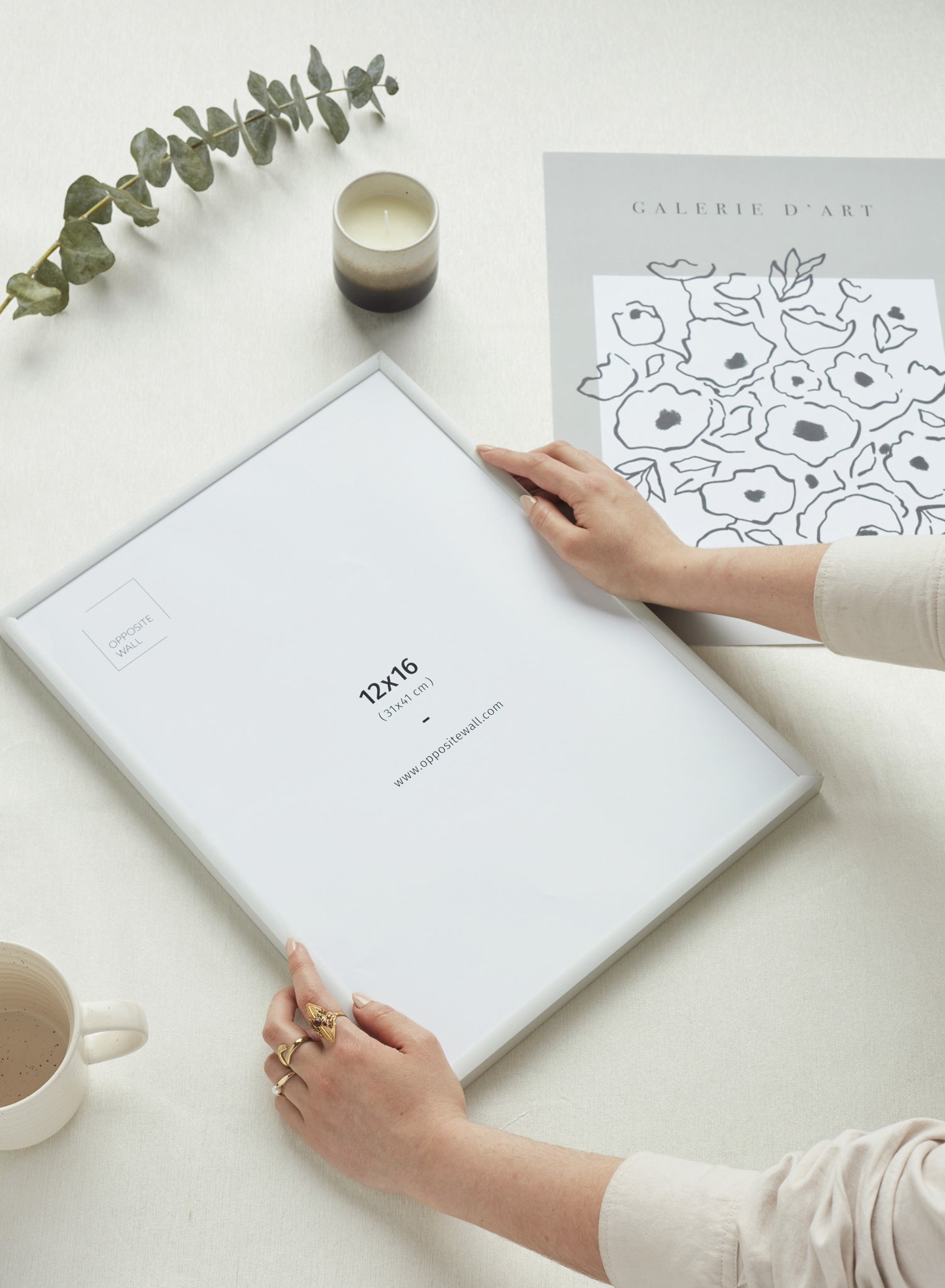 White Metal Frame (2 Pack), 5x7 in | 13x18 cm