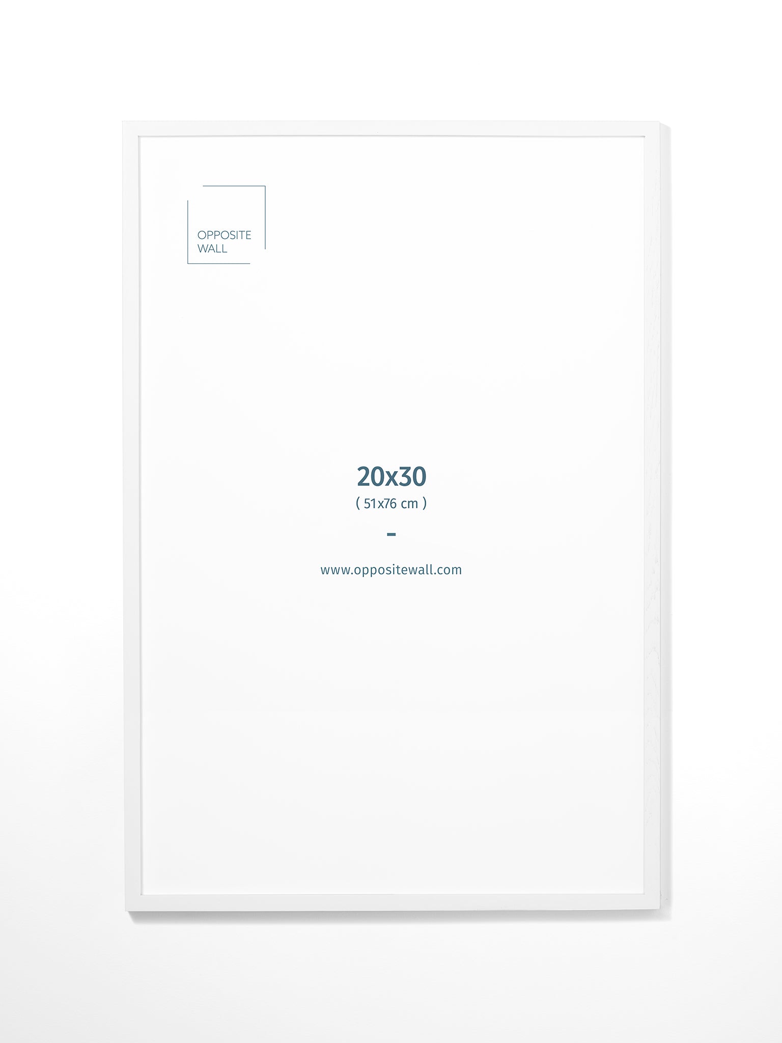 White Oak Frame, 20x30 in | 51x76 cm