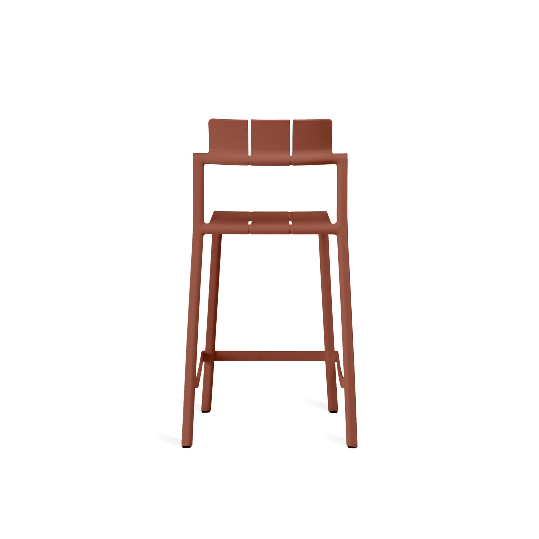 Durable and stylish Yard counter stool by TOOU Design, crafted from polypropylene for a variety of indoor and outdoor spaces.
