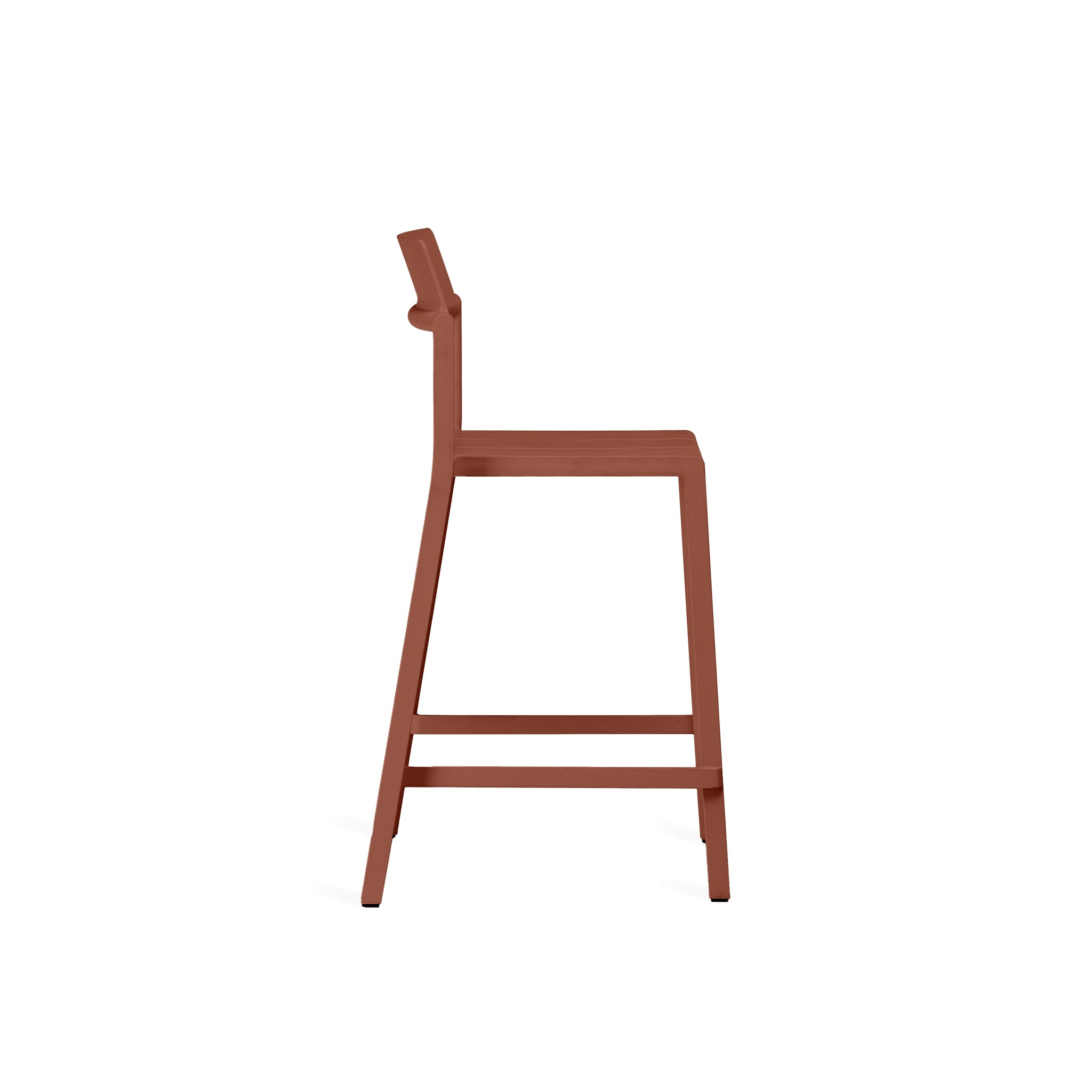 Stackable Yard counter stool by TOOU Design, perfect for saving space while adding modern style to your home or business.