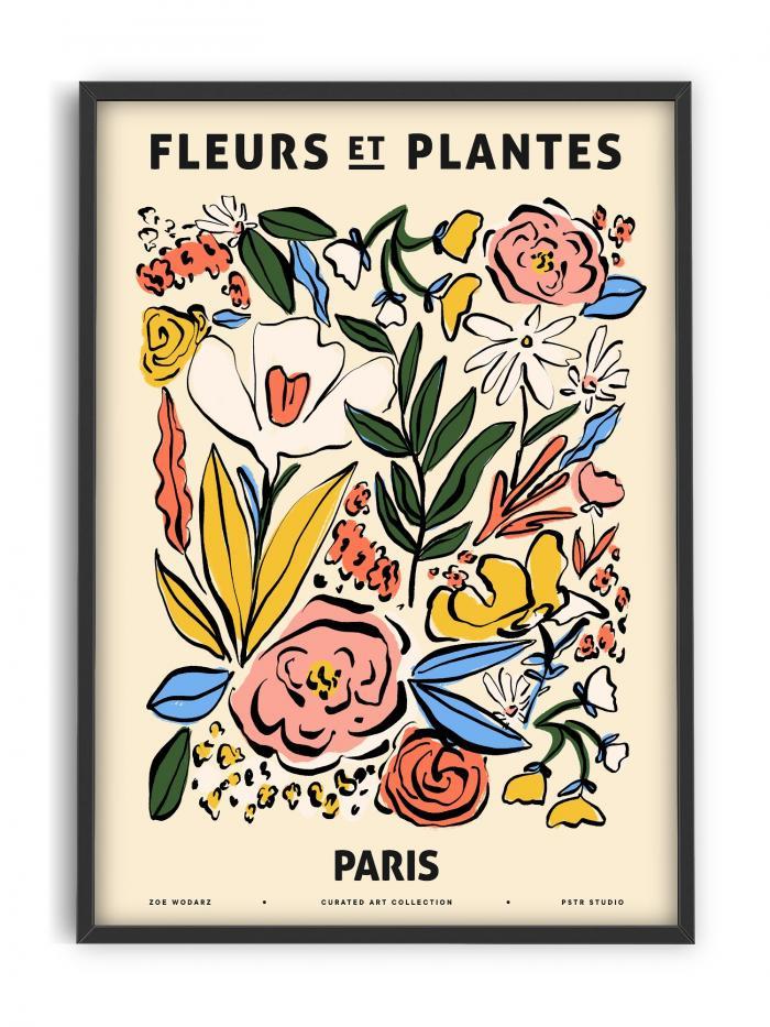 Fleurs et Plantes - Paris by Zoe Wodarz Print