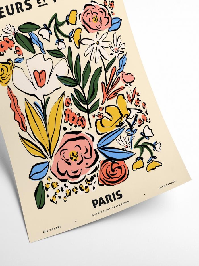 Fleurs et Plantes - Paris by Zoe Wodarz Print