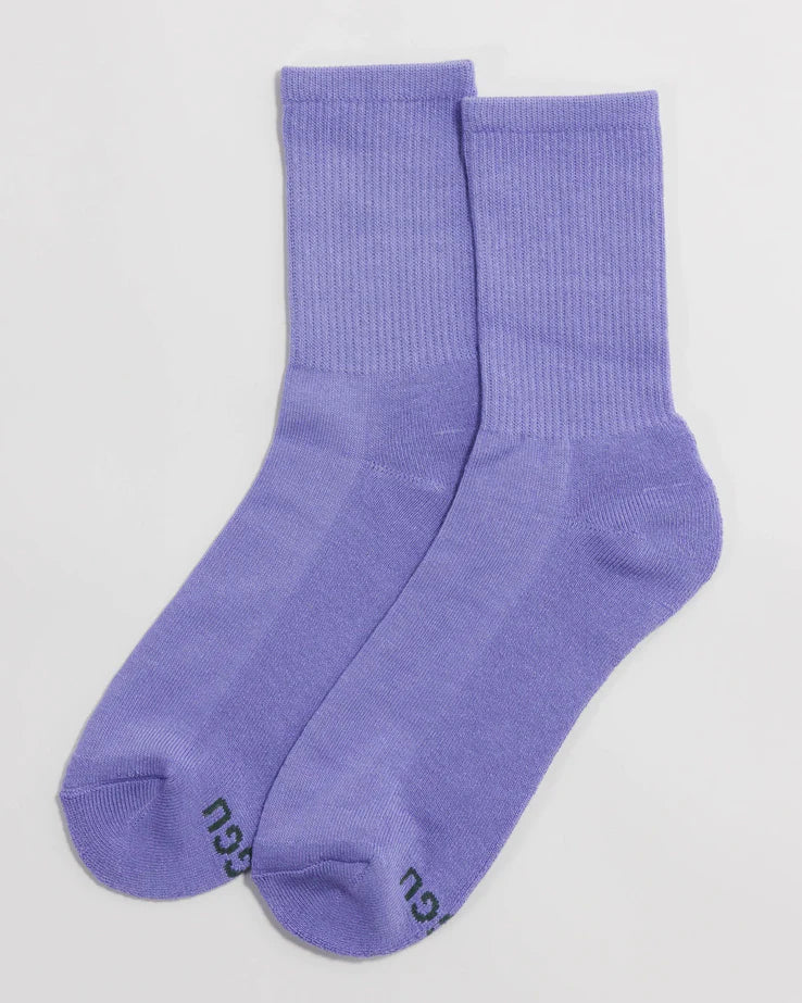 Ribbed Sock - Bluebell Small