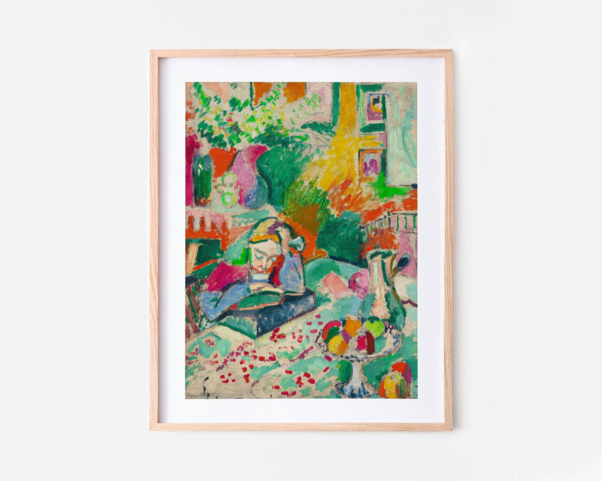 Interior with a Young Girl Reading | Henri Matisse