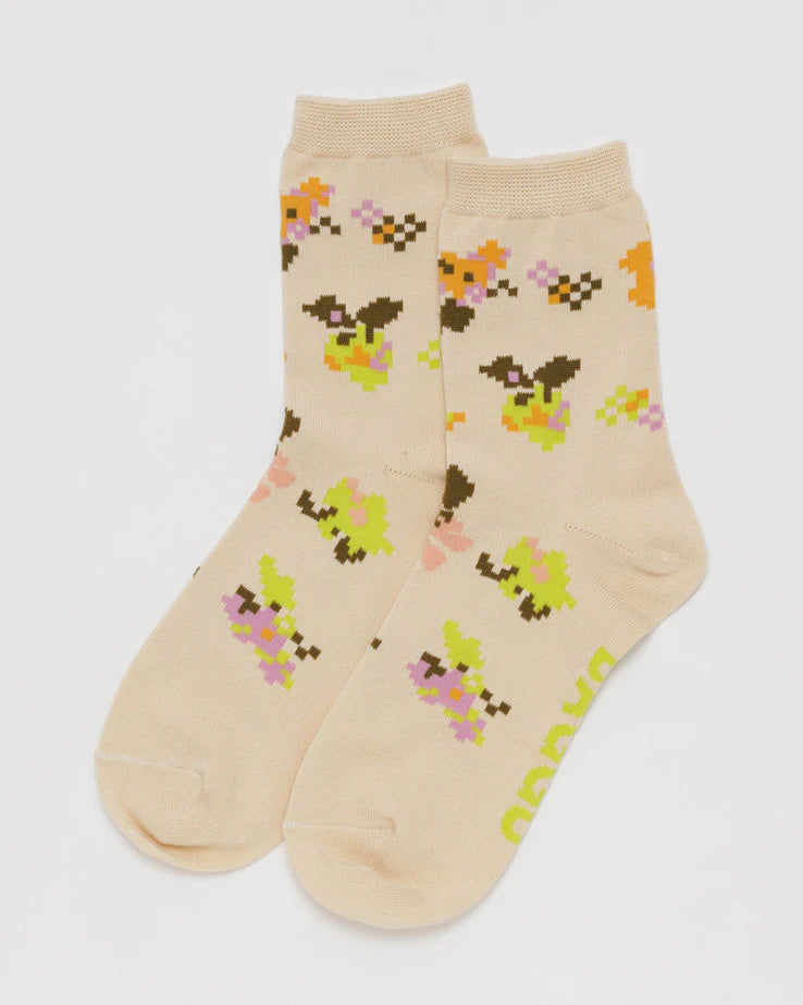 Crew Sock - Tapestry Floral