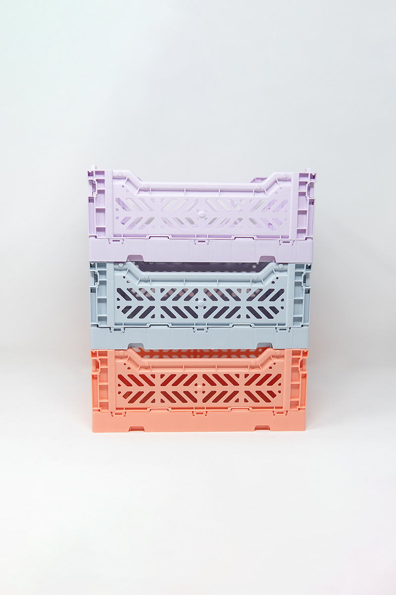 Three Aykasa storage crates stacked on top of each other.