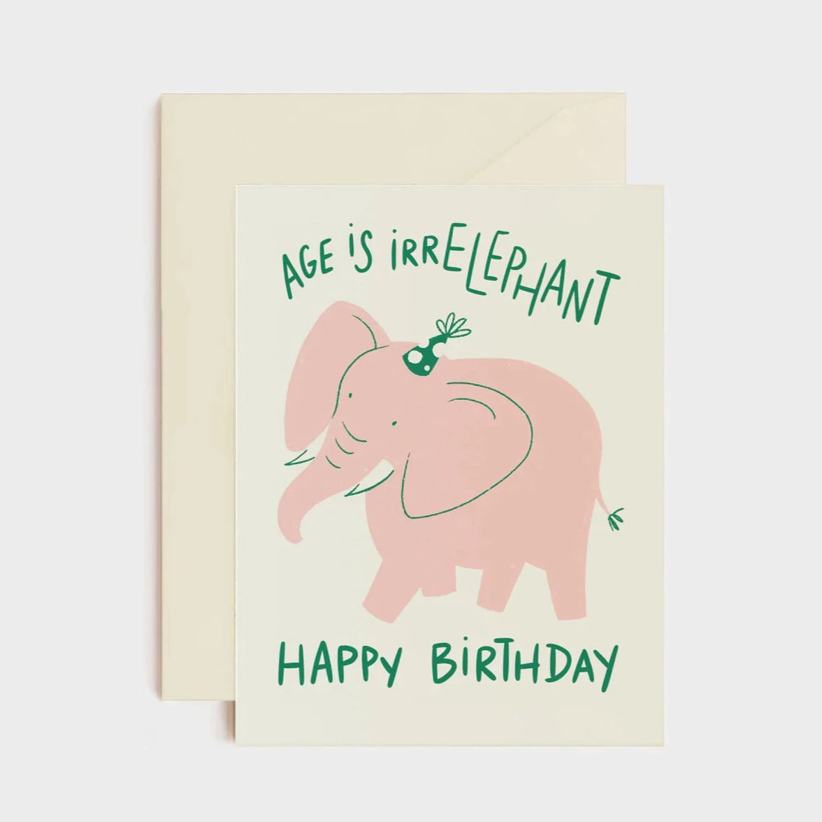 Age is Irrelephant Birthday Card