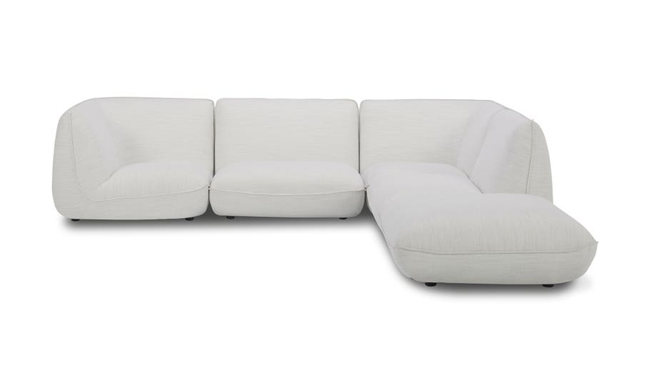 Zeppelin Modular Sectional - Stone White