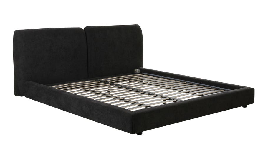 Zeppelin Black King Bed