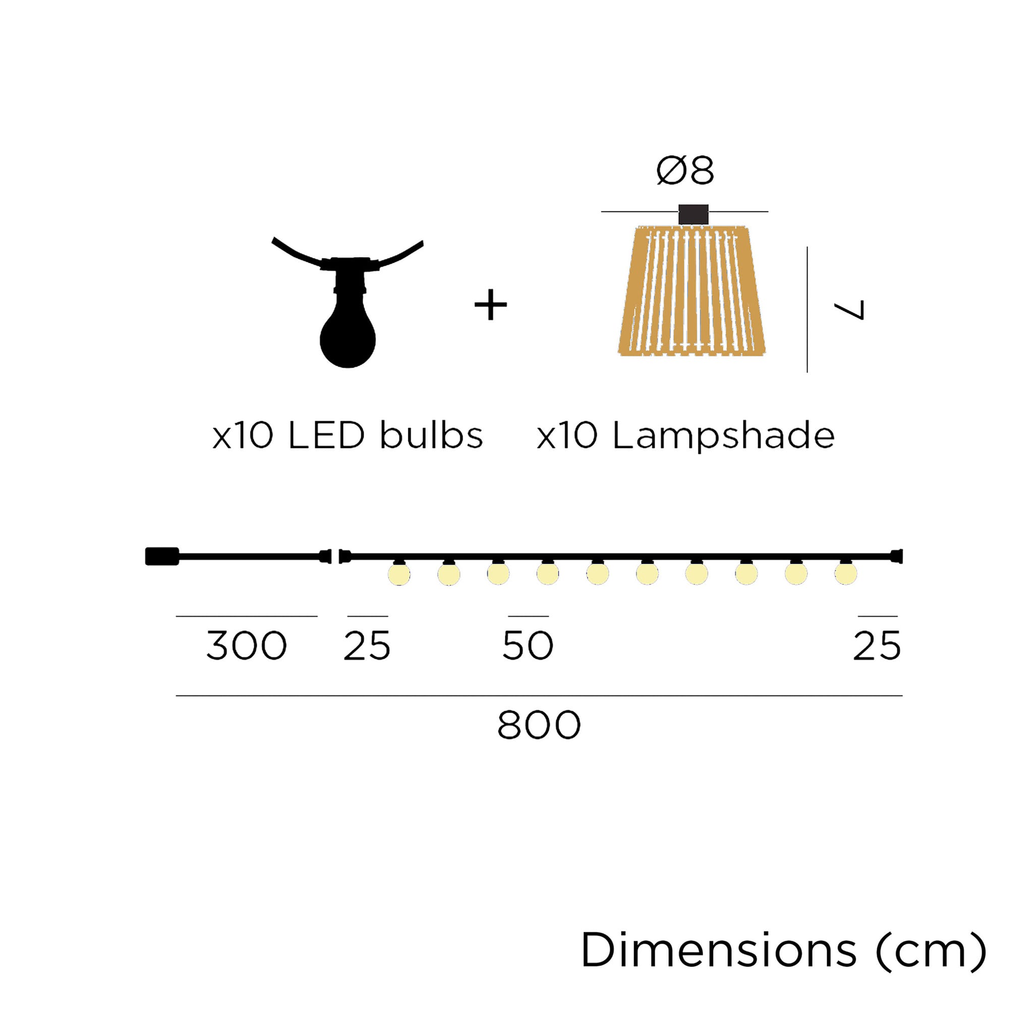 Okinawa<br> Solar-charged Garland