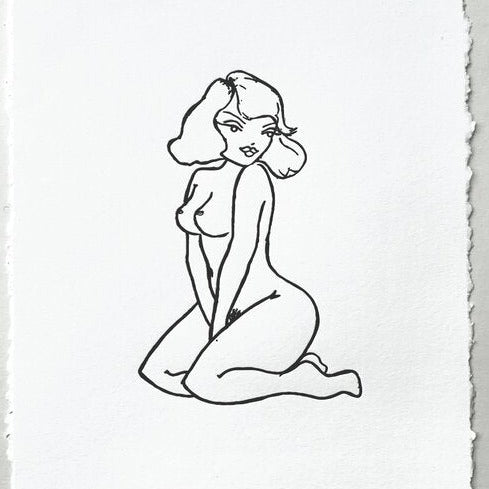 "Lady Pin Up" Print - Rachael Meckling