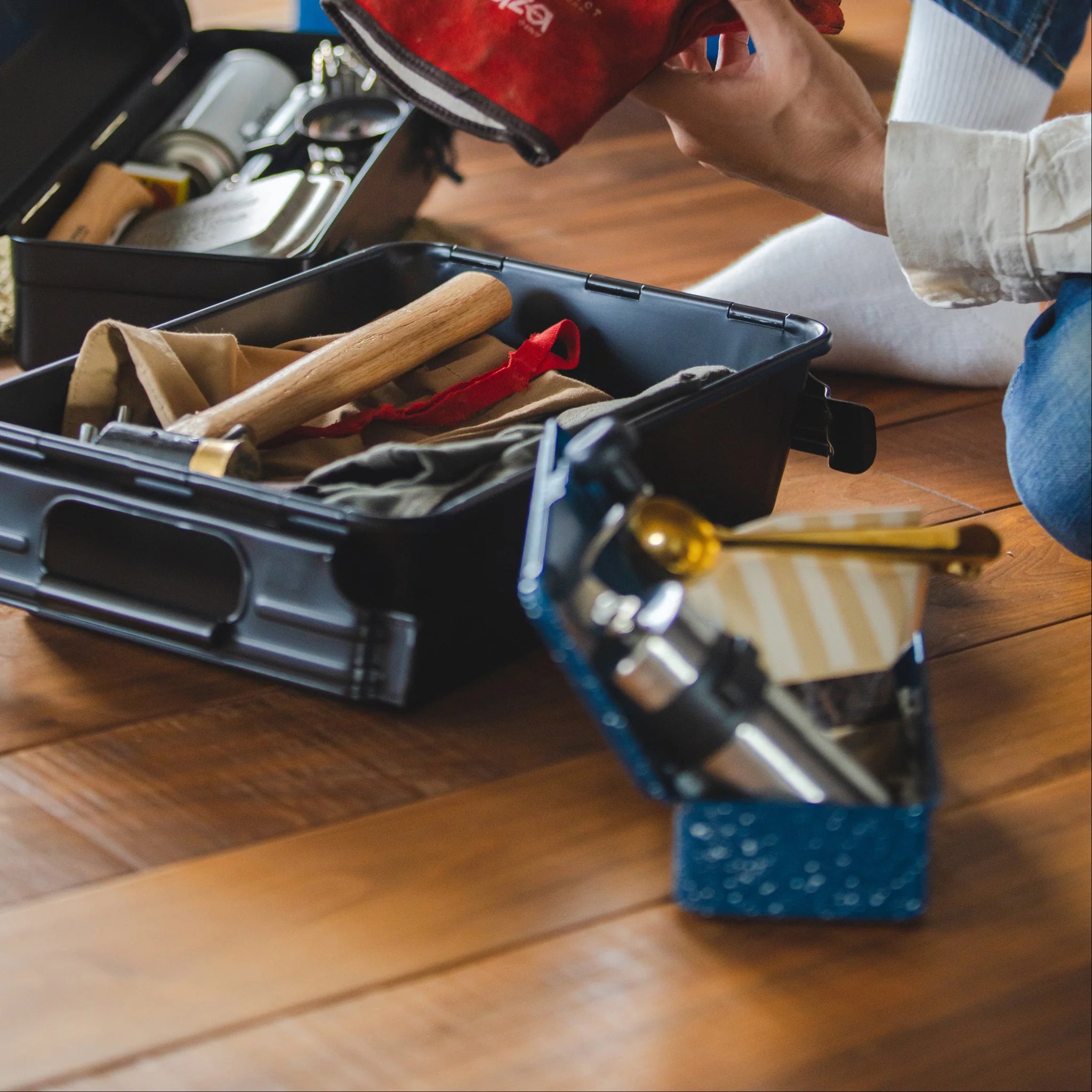 Flat Top T-190 Toolbox | Japanese Indigo