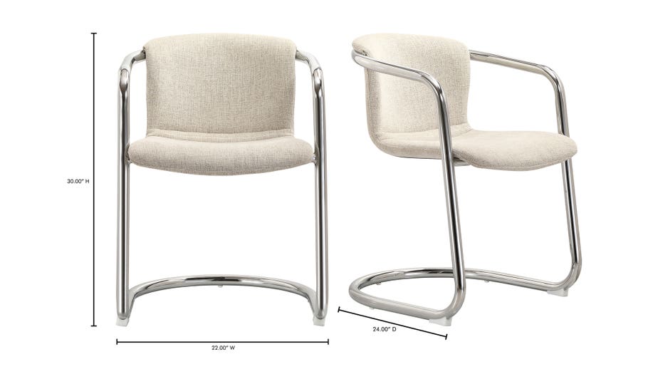 Freeman Dining Chair - Cream