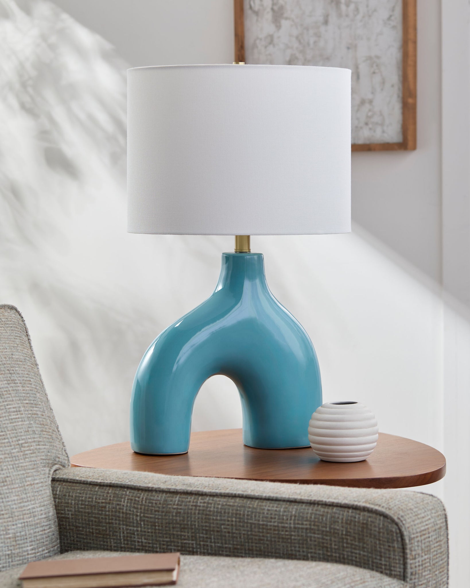 Blue Solara Table Lamp | Arch
