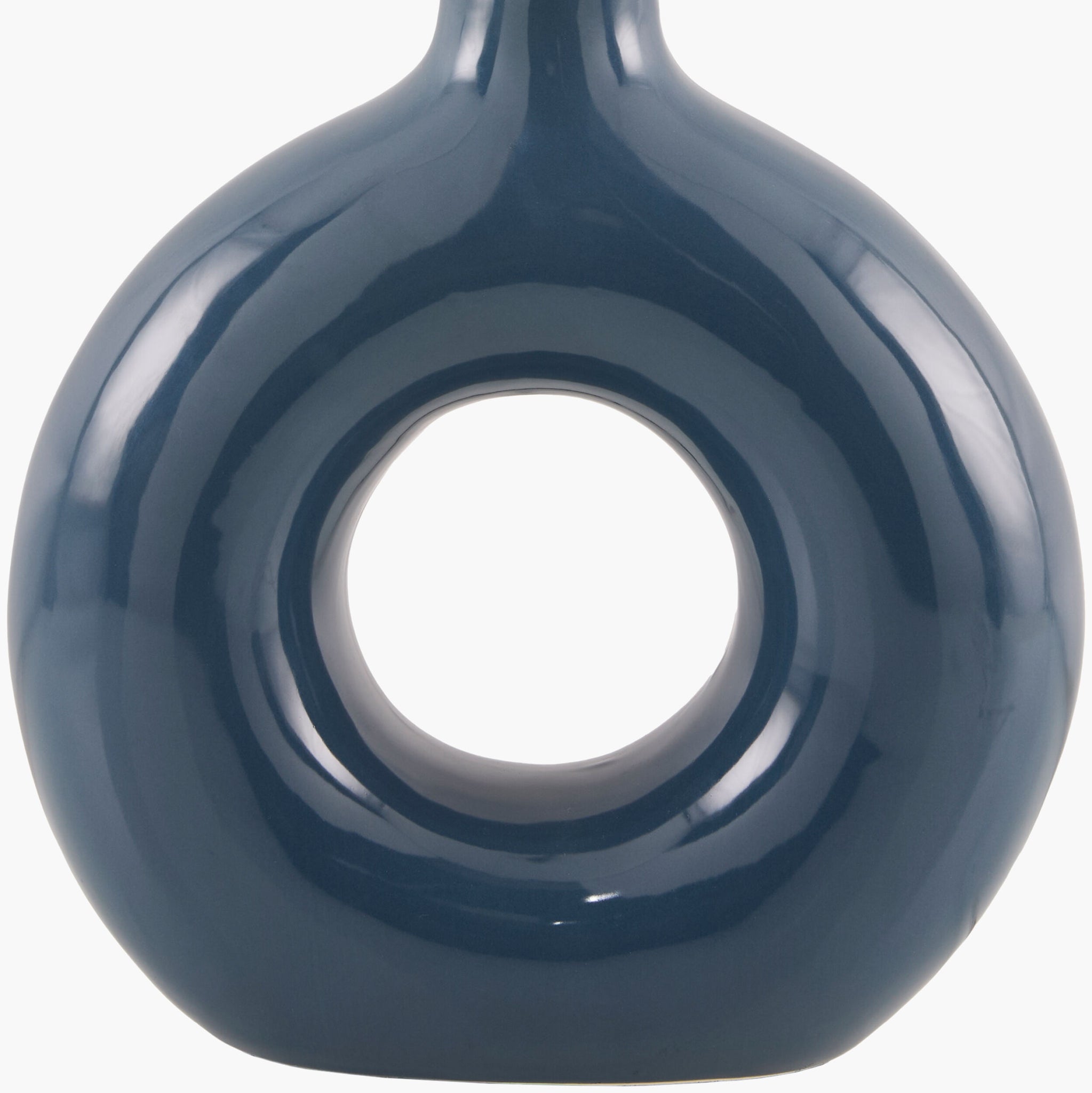 Navy Solara Table Lamp | Circle