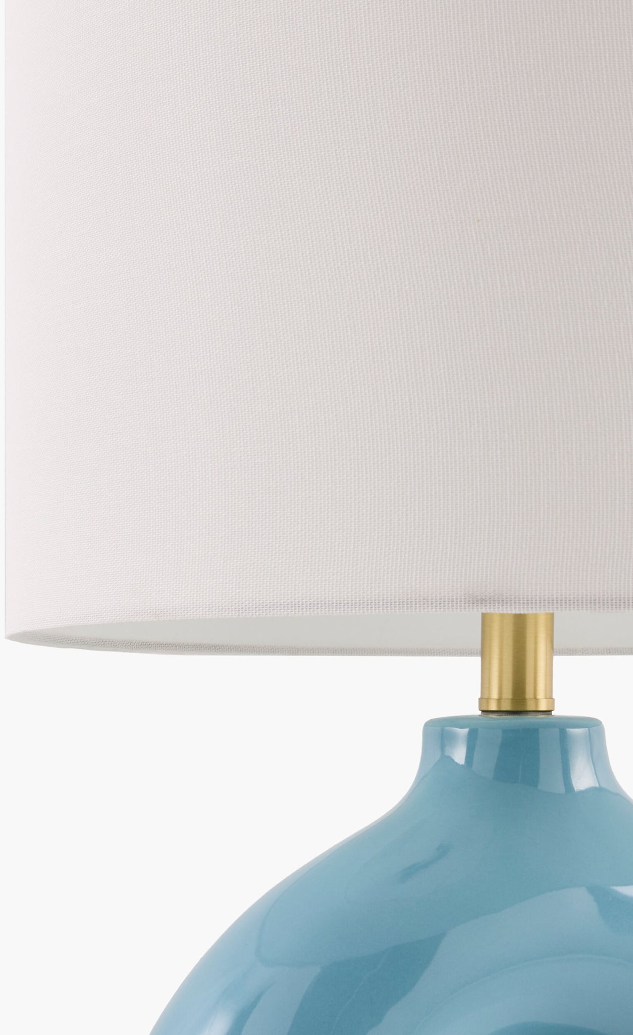 Blue Solara Table Lamp | Circle