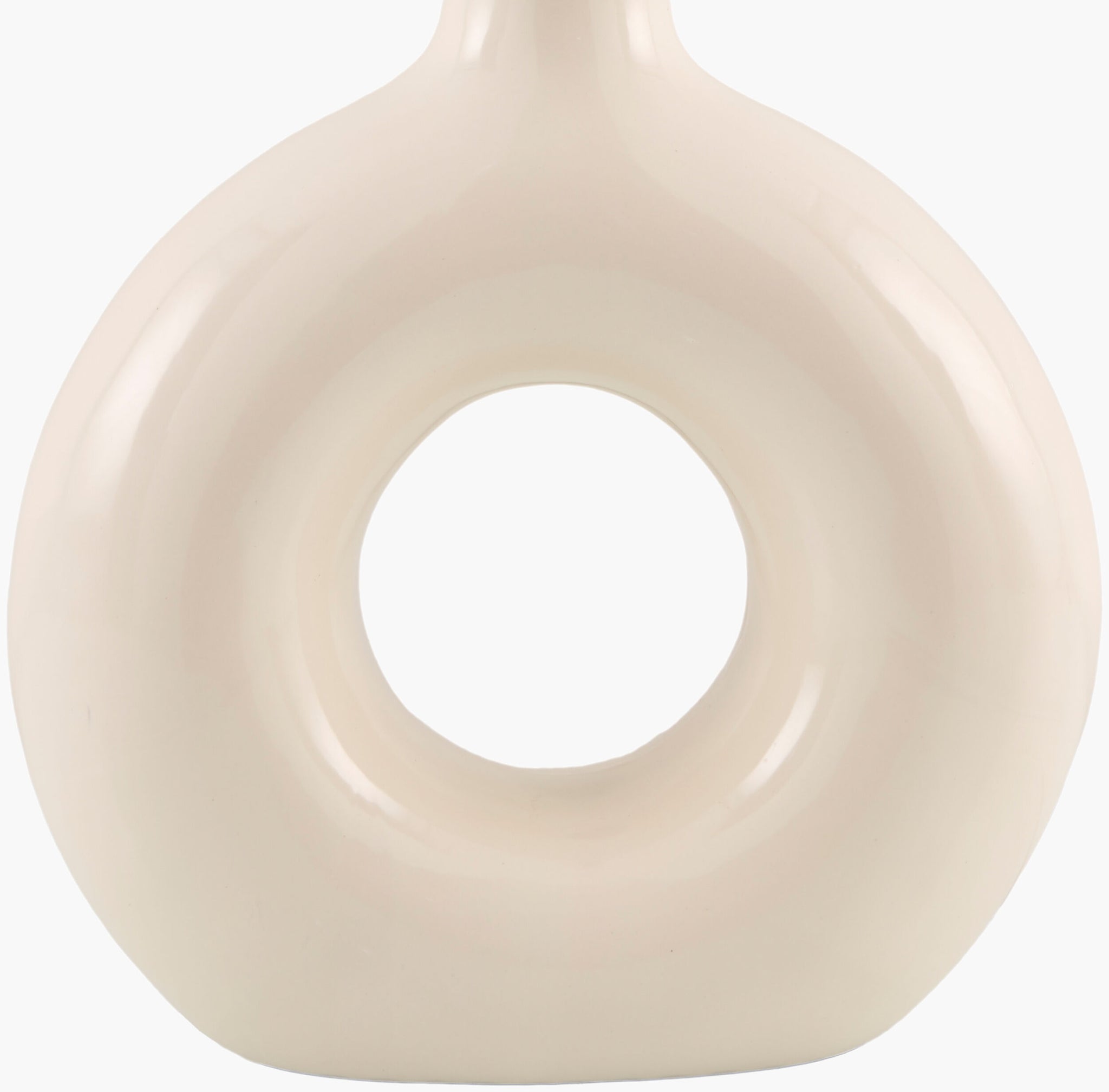 White Solara Table Lamp | Circle