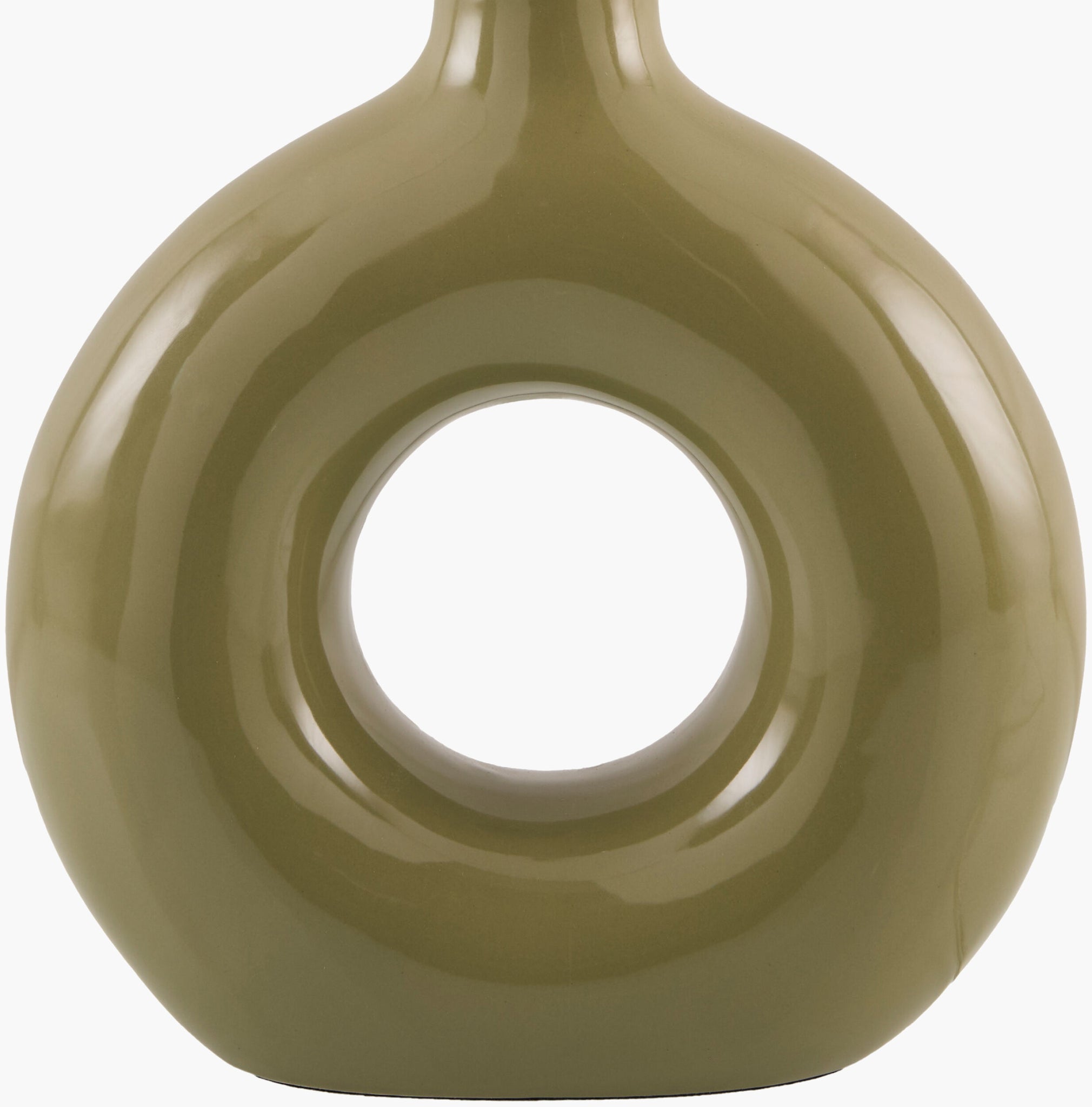 Green Solara Table Lamp | Circle