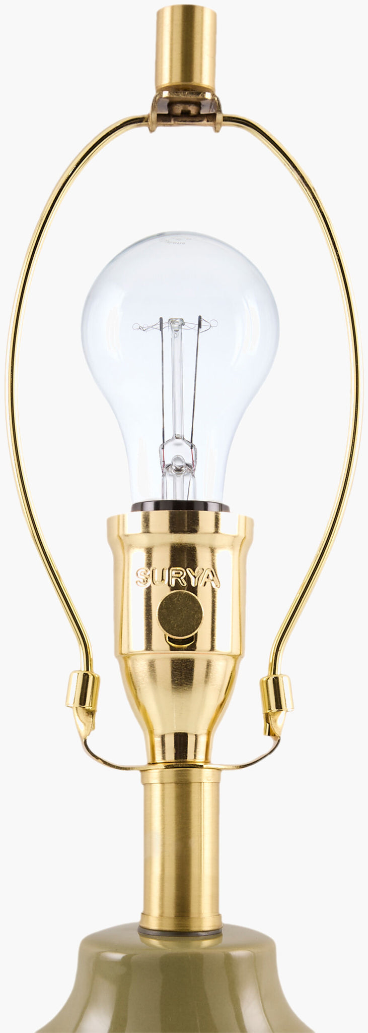 Green Solara Table Lamp | Circle