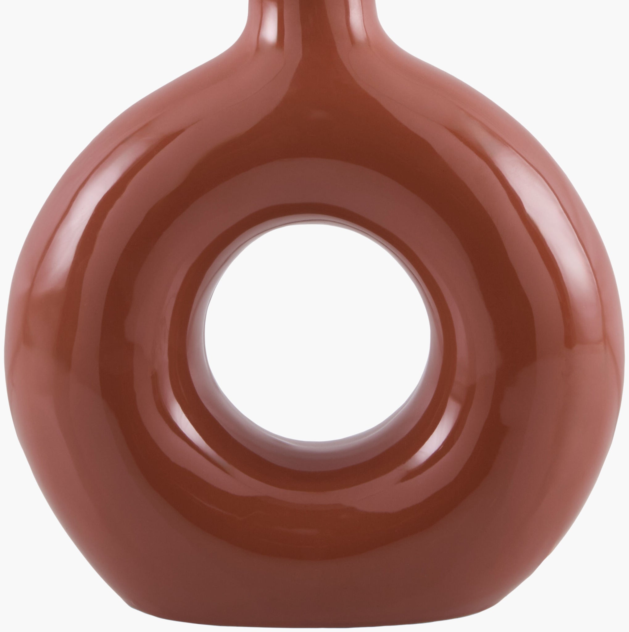 Red Solara Table Lamp | Circle