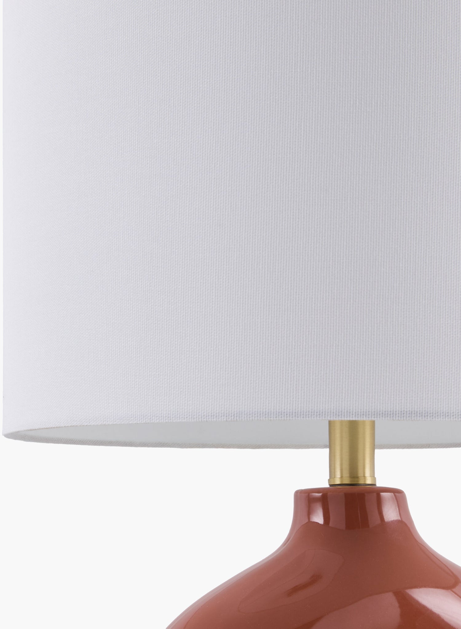 Red Solara Table Lamp | Circle
