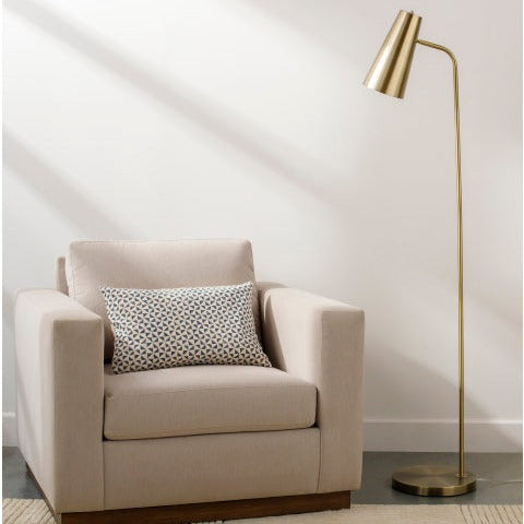 Tanner Floor Lamp | Brass