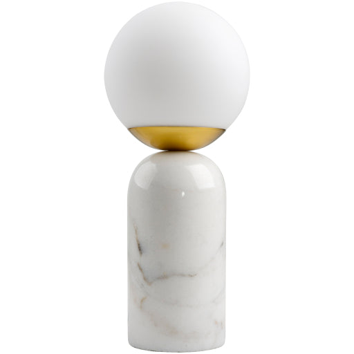 Verve Table Lamp | White Marble