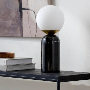 Verve Table Lamp | Black Marble