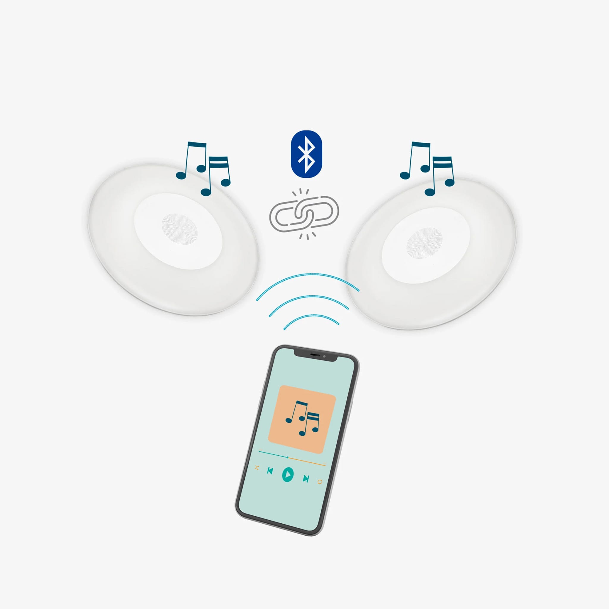 Wally Play Disk<br> Bluetooth Transmitter for Pool
