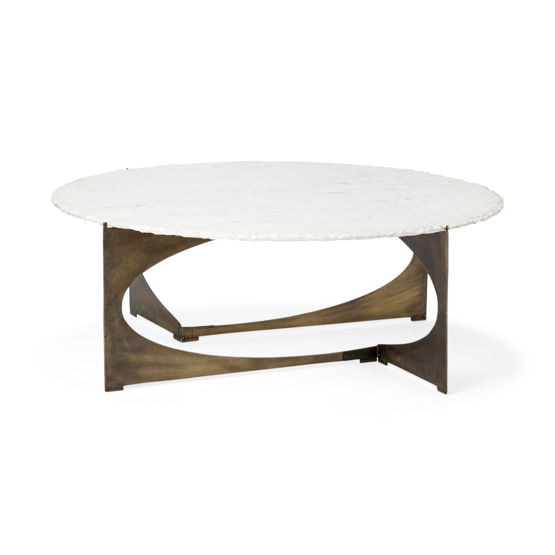 Reinhold Round Coffee Table - White