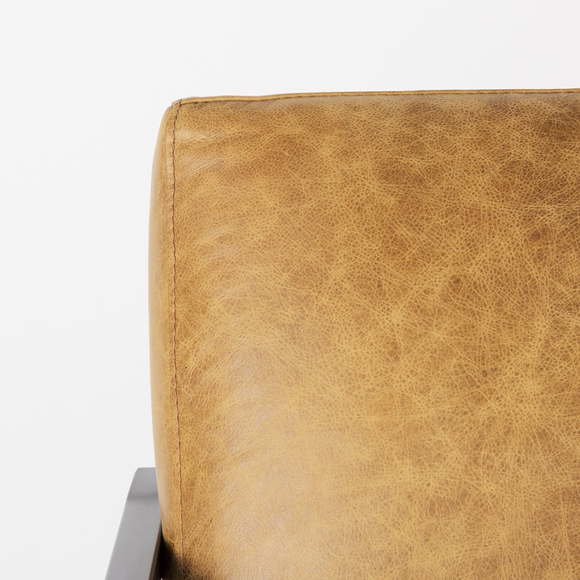 Armelle Accent Chair - Brown Leather