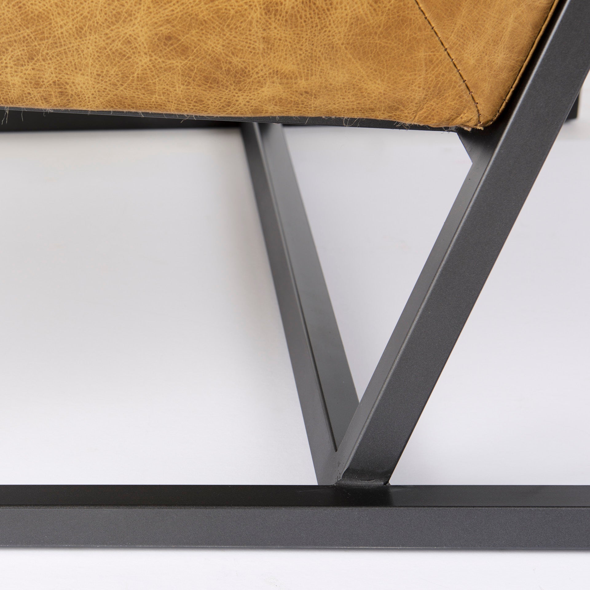 Armelle Accent Chair - Brown Leather