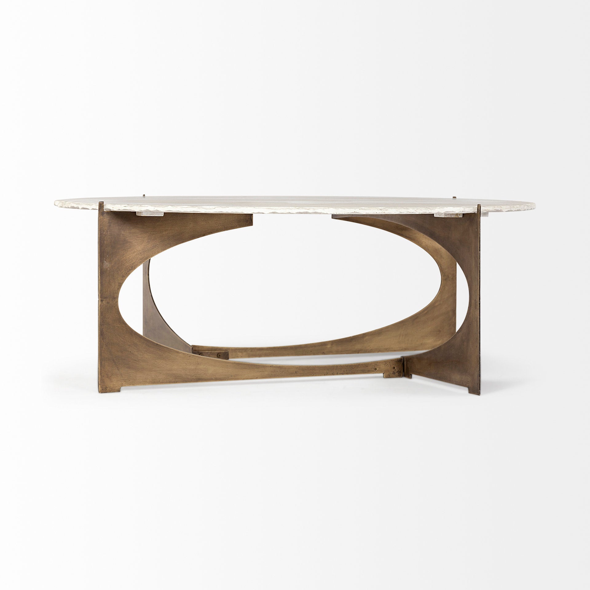 Reinhold Round Coffee Table - White