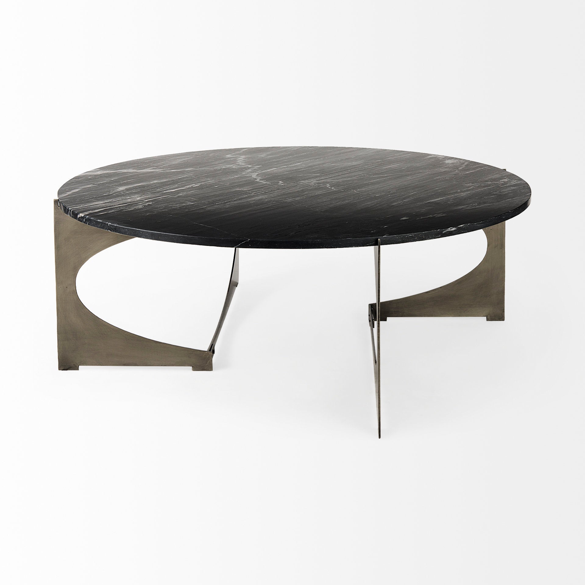 Reinhold Round Coffee Table - Black