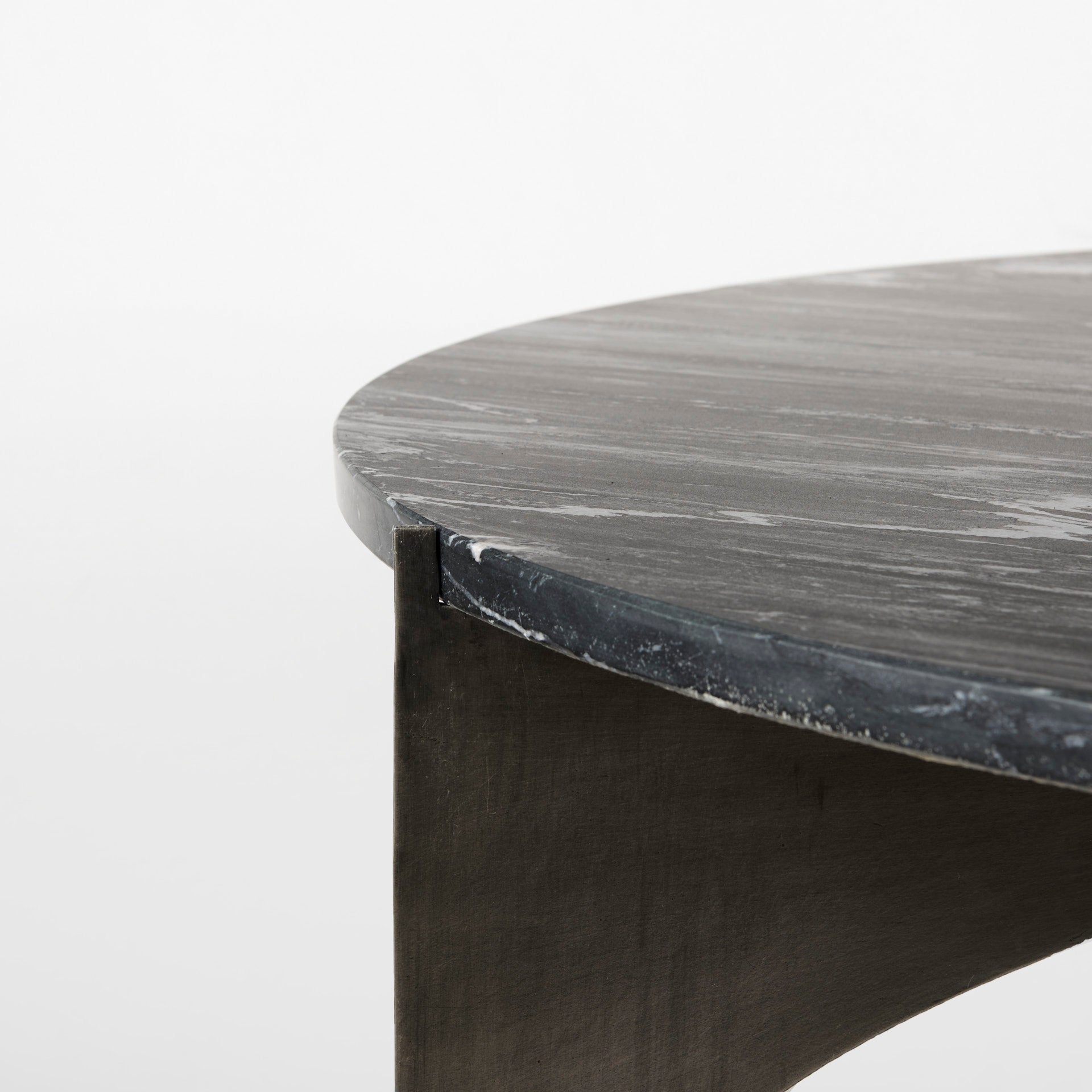 Reinhold Round Coffee Table - Black
