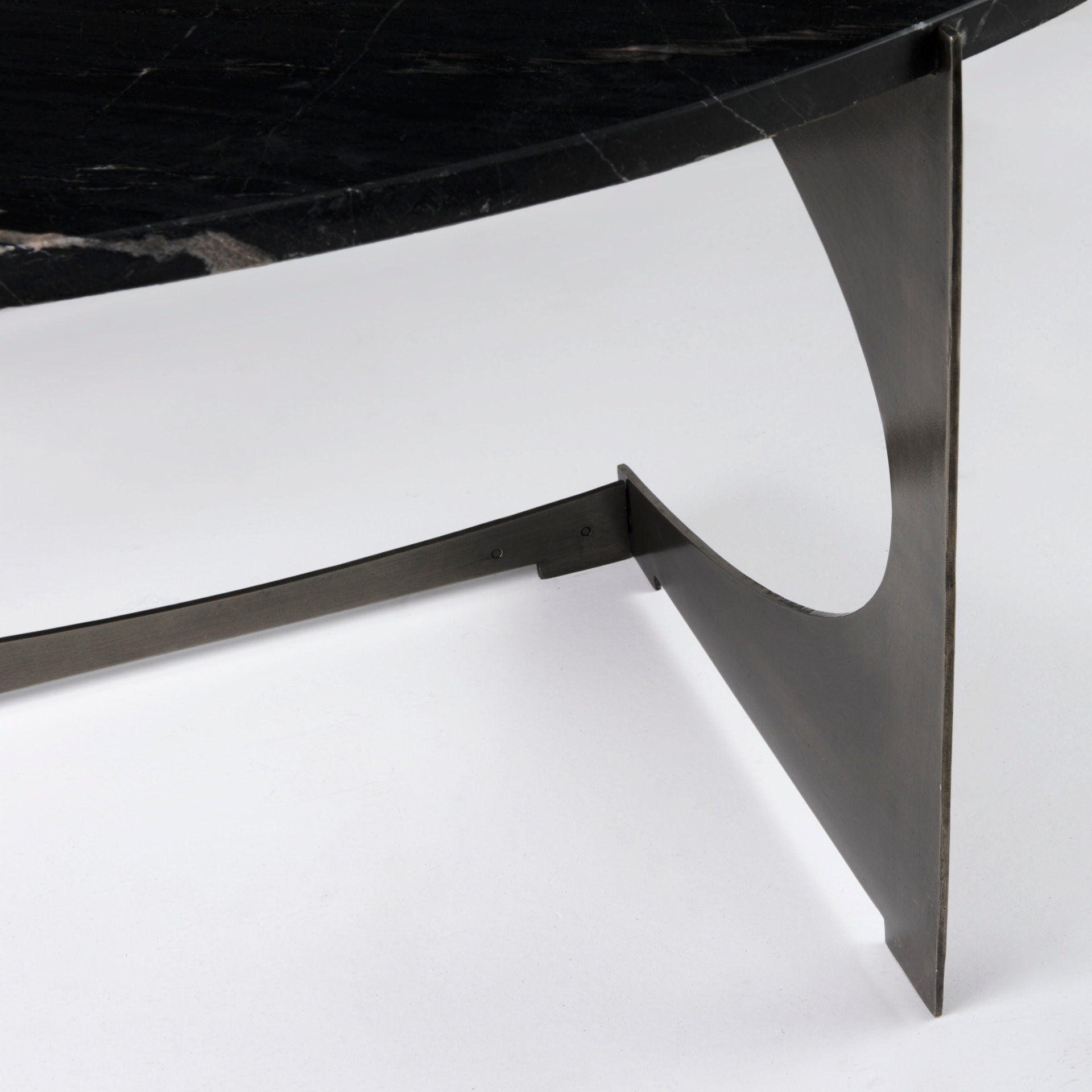 Reinhold Round Coffee Table - Black