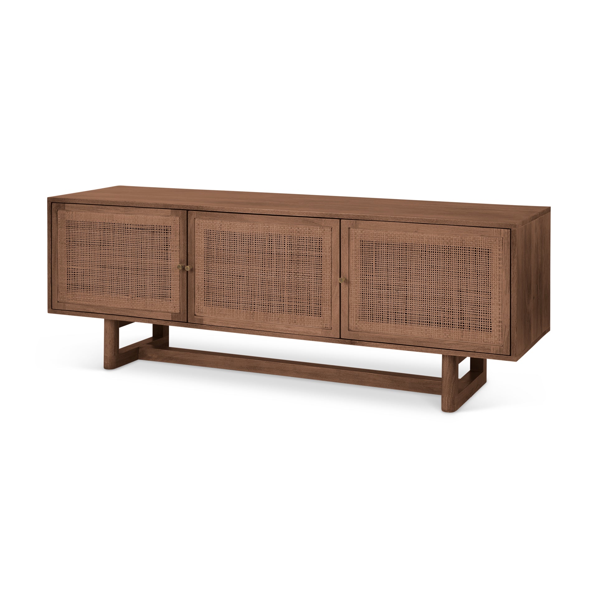 Grier Media Console - Brown