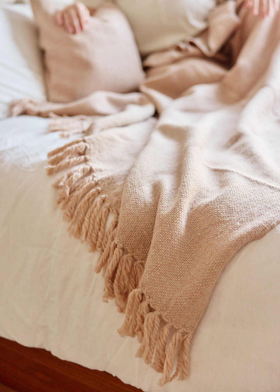 Chunky Throw - Camel