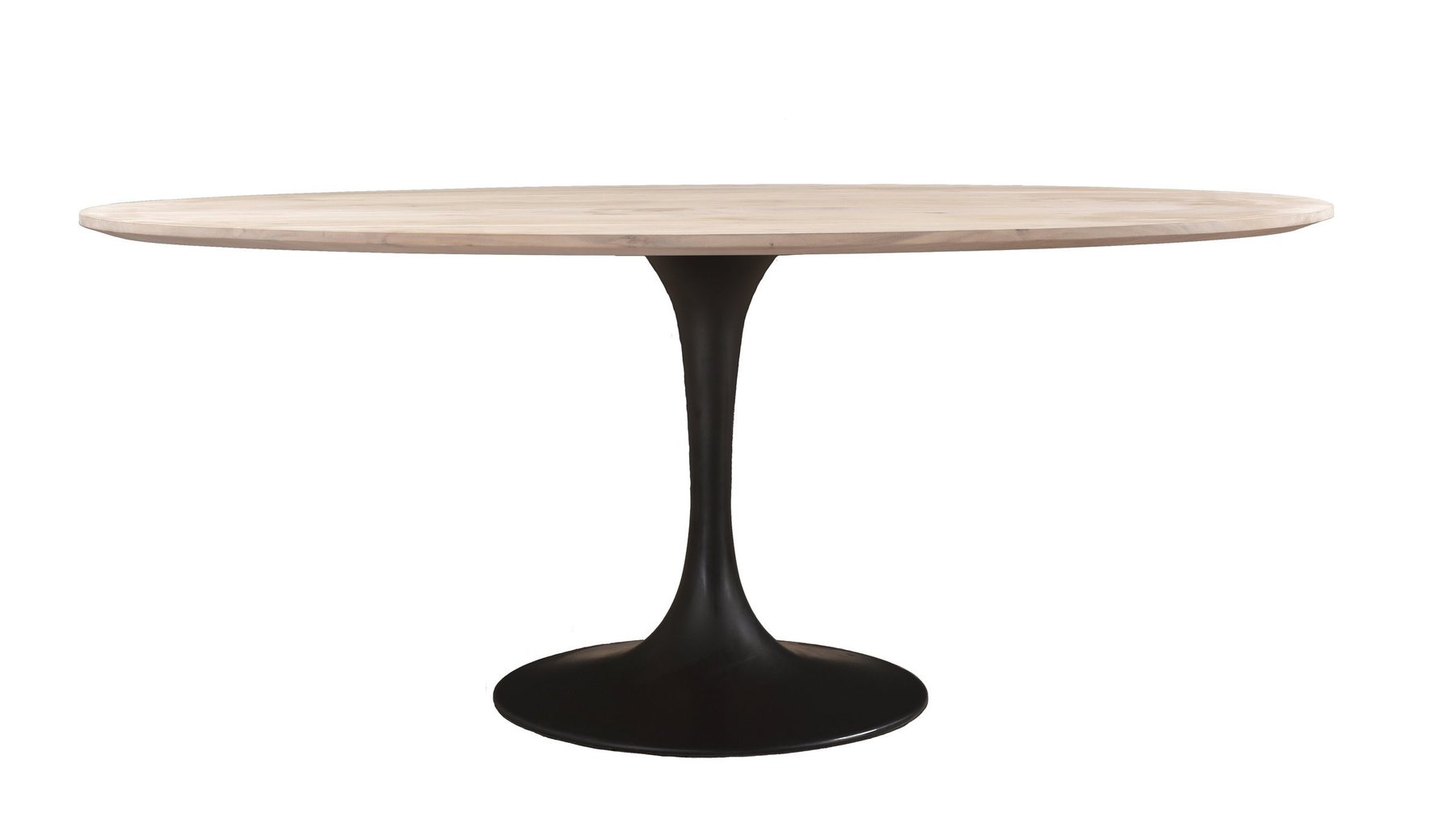 Aspen Oval Dining Table - With Metal Base