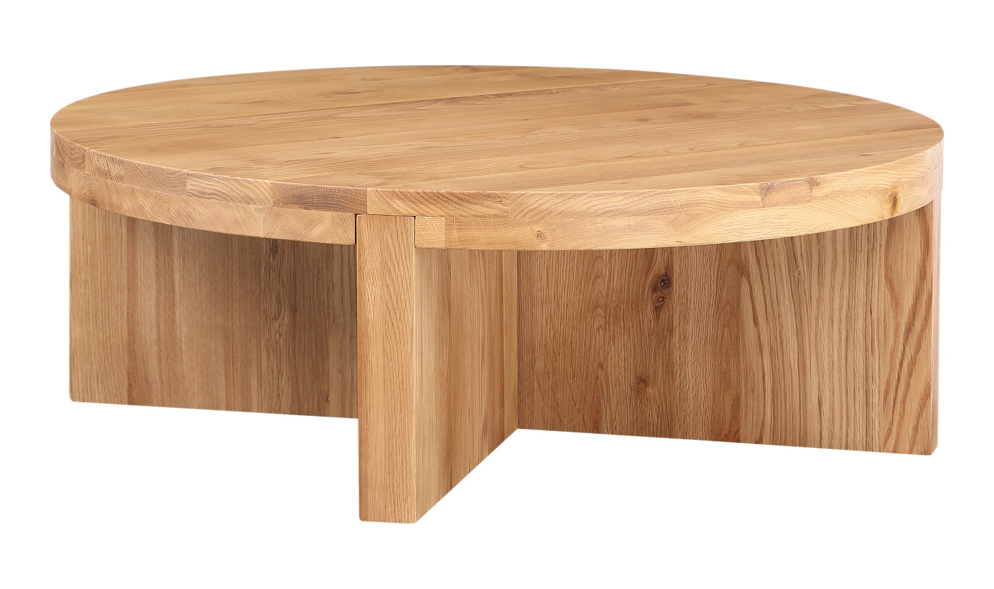 Folke Oak Coffee Table- Round