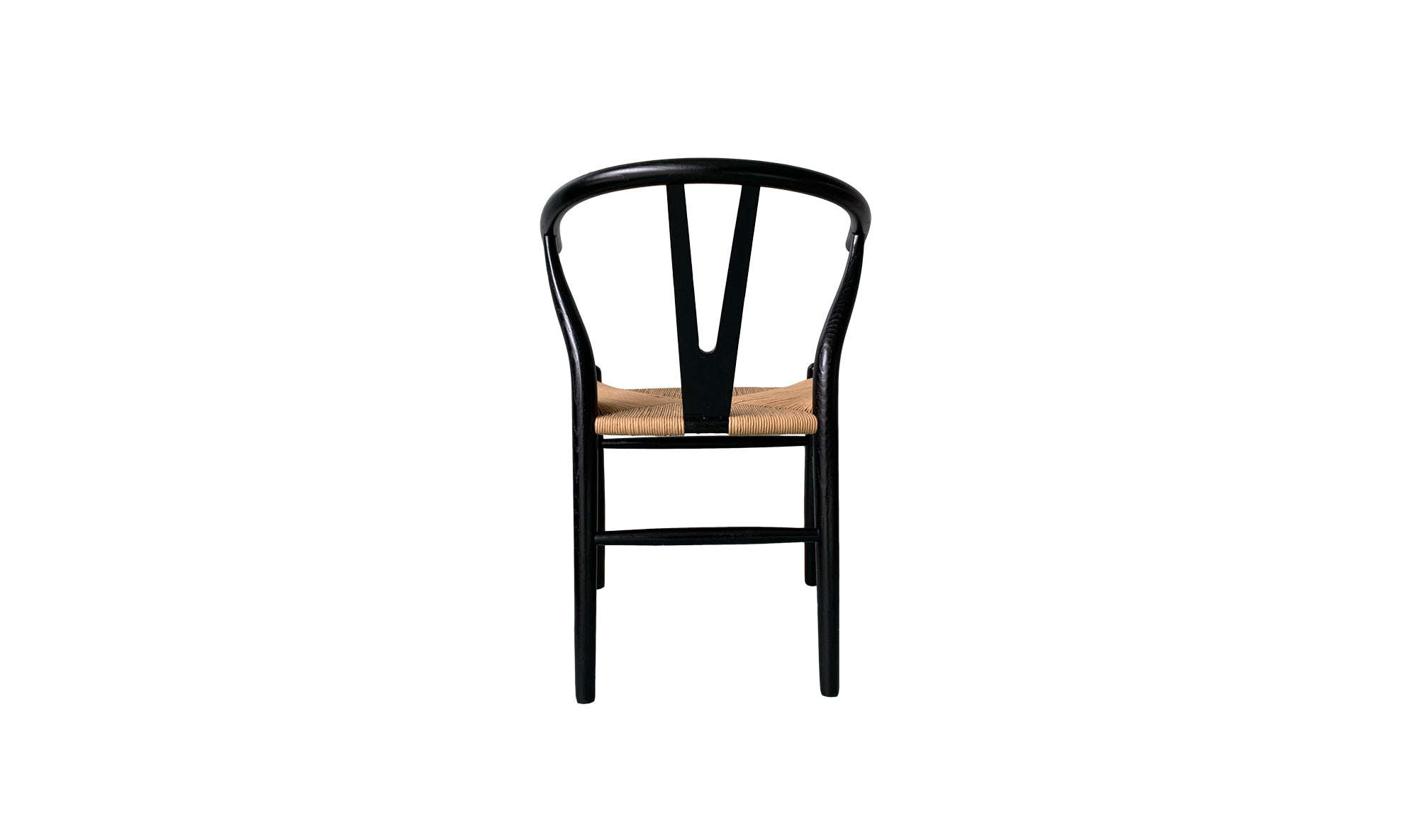 Ventana Dining Chairs- Black/Natural