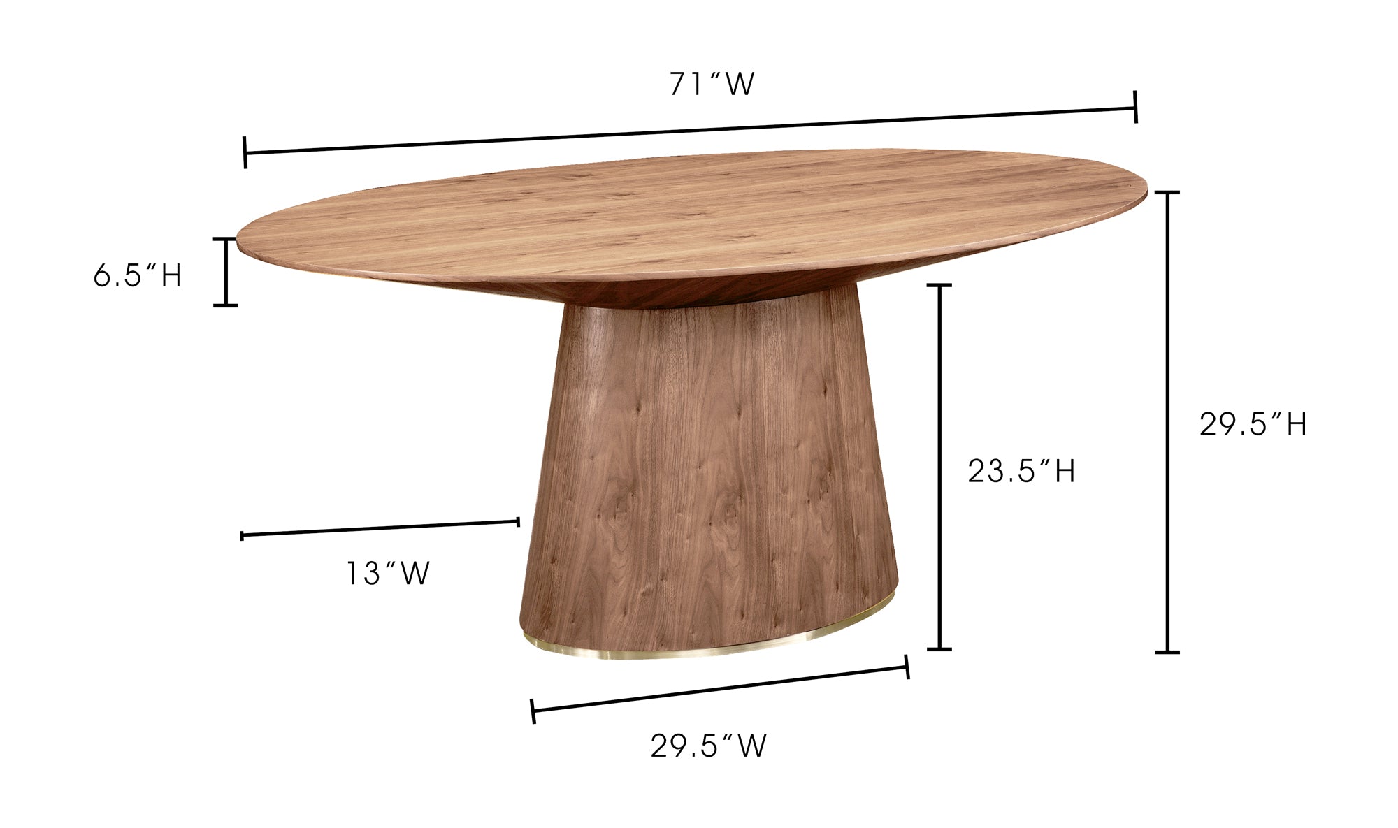 Otago Oval Dining Table