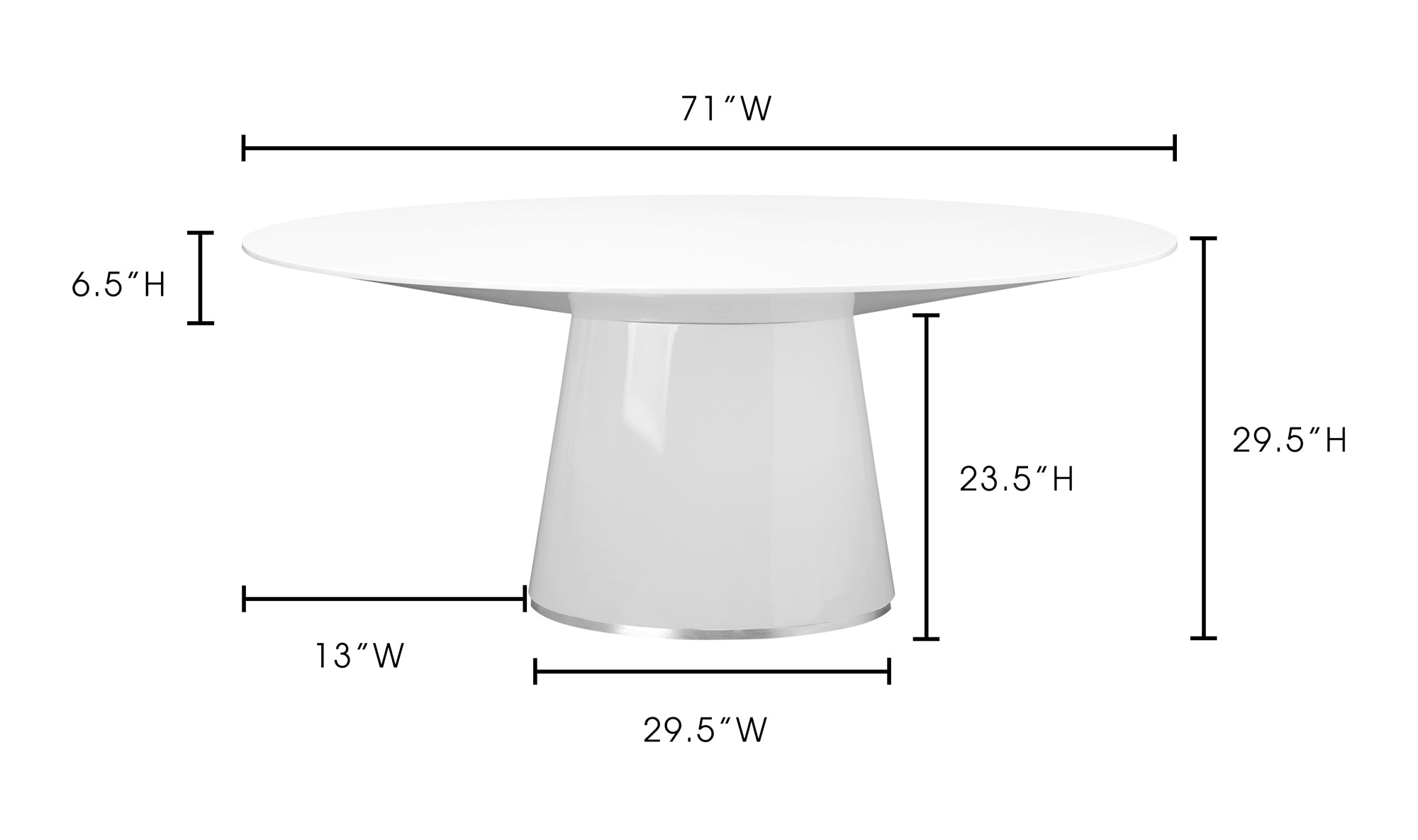 Otago Oval Dining Table