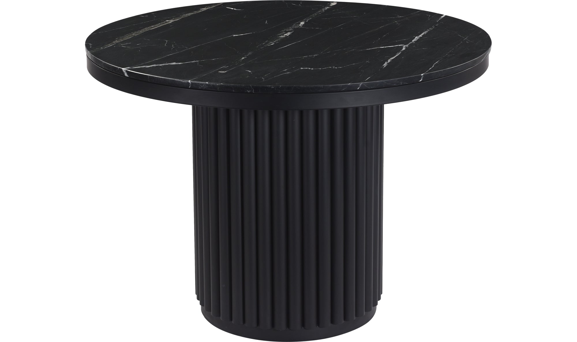 Tower Black Marble Dining Table