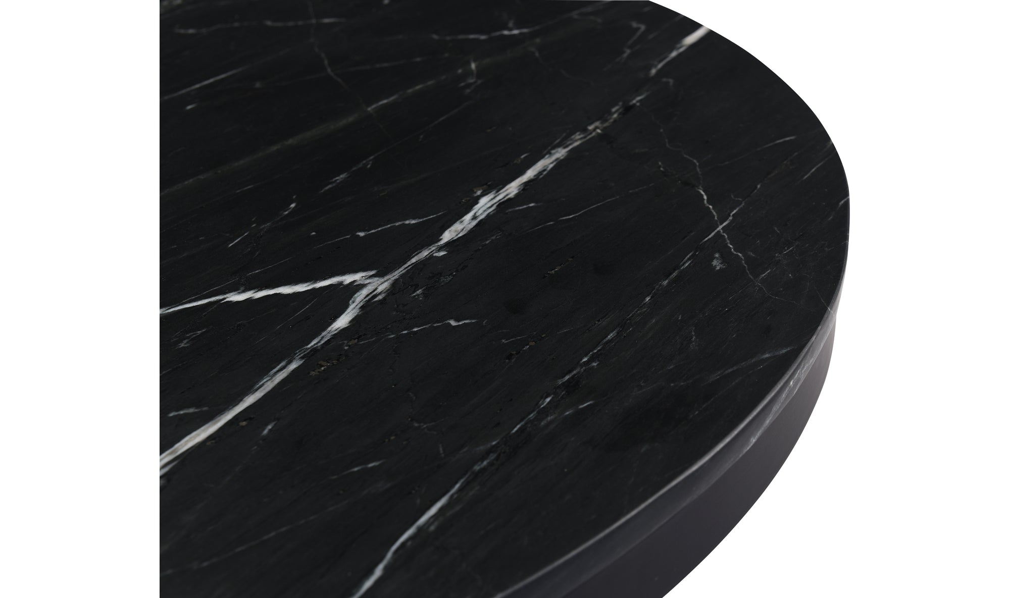 Tower Black Marble Dining Table